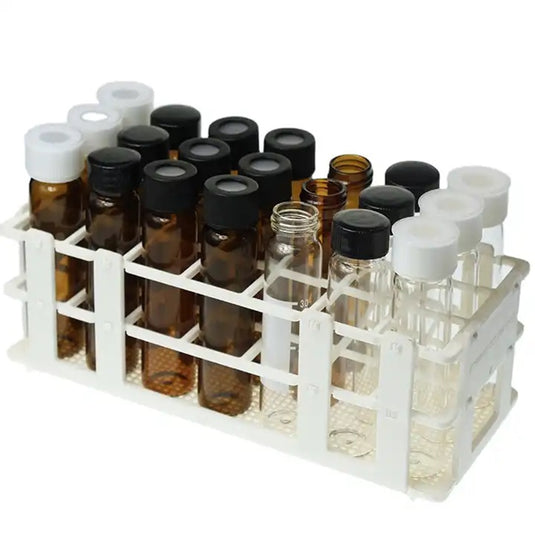 PP Vial Rack for EPA/TOC vials, white color, 1pc/pk