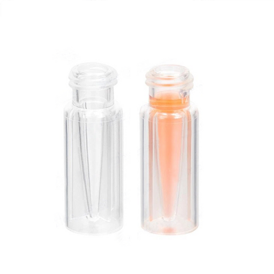 0.3mL TPX Short Thread Vial Micro-Vial Transparent. 12x32mm. 100pcs/pk, 50pk/case