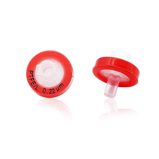 Syringe Filter, Hydrophilic PTFE, Dia. 13mm, Pore 0.22μm, 100pcs/pk, 100pk/case