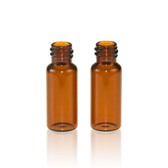 2mL Amber Glass 12×32mm Flat Base 8-425 Screw Thread Vial. 100pcs/pk, 50pk/case.