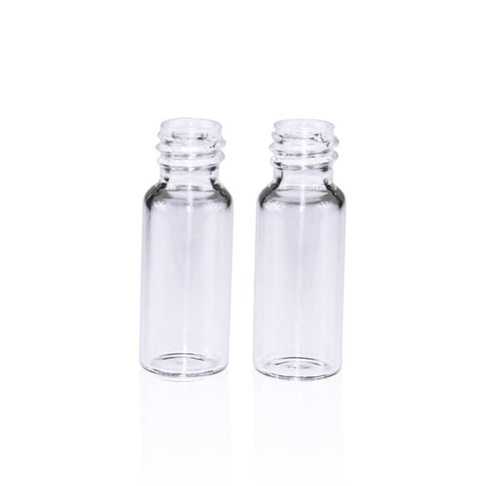2mL Clear Glass 12×32mm Flat Base 8-425 Screw Thread Vial. 100pcs/pk, 50pk/case.