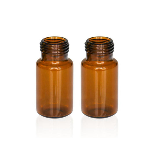 10mL Amber Glass 22.5×46mm Precision Screw Headspace Vial, 100 pcs/pk, 30pk/case.