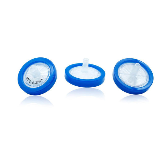 Syringe Filter, MCE, Dia. 25mm, Pore 0.22μm, 100pcs/pk, 50pk/case