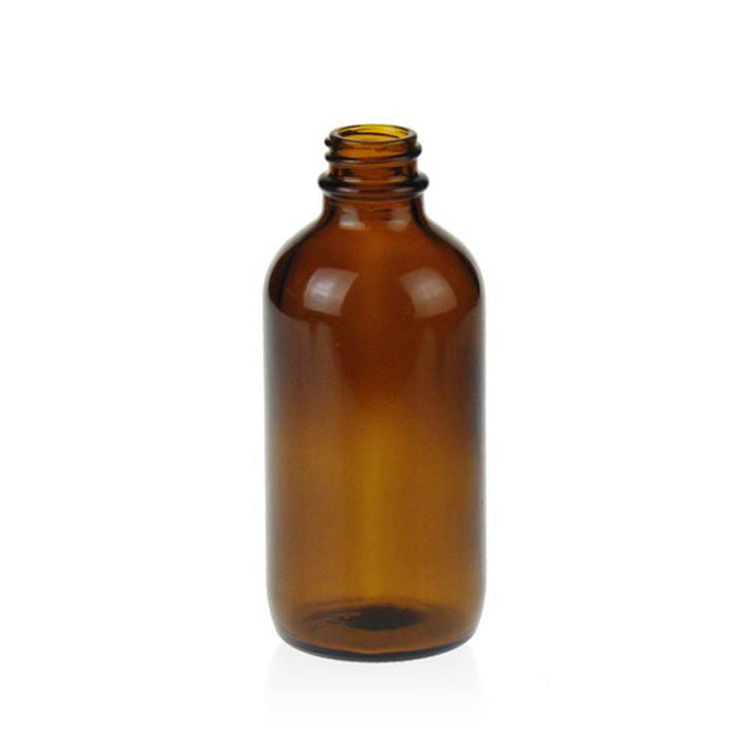 120mL 22-400 Boston Round Amber Glass Bottle 48.8×112.73mm,  24 pcs/pk.