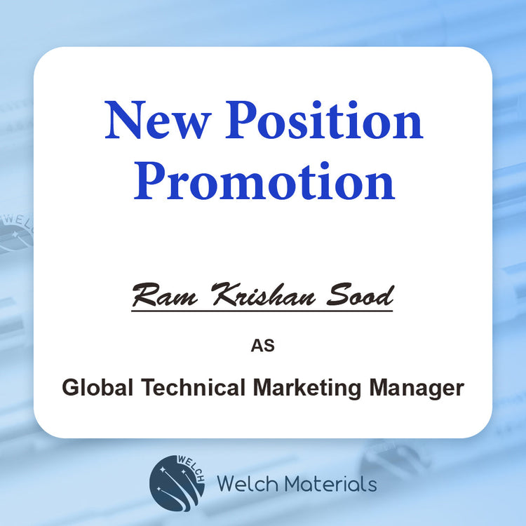 New Position Promotion: Ram Krishan Sood as Global Technical Marketing Manager