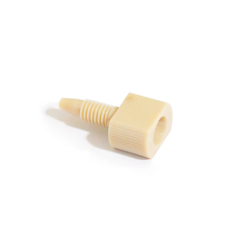 Load image into Gallery viewer, PEEK Fitting, 1/16" Flat-Head Finger-Tight Fitting
