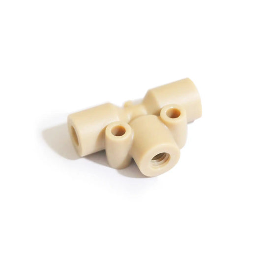 PEEK Tee, 10-32 Thread, 1/16