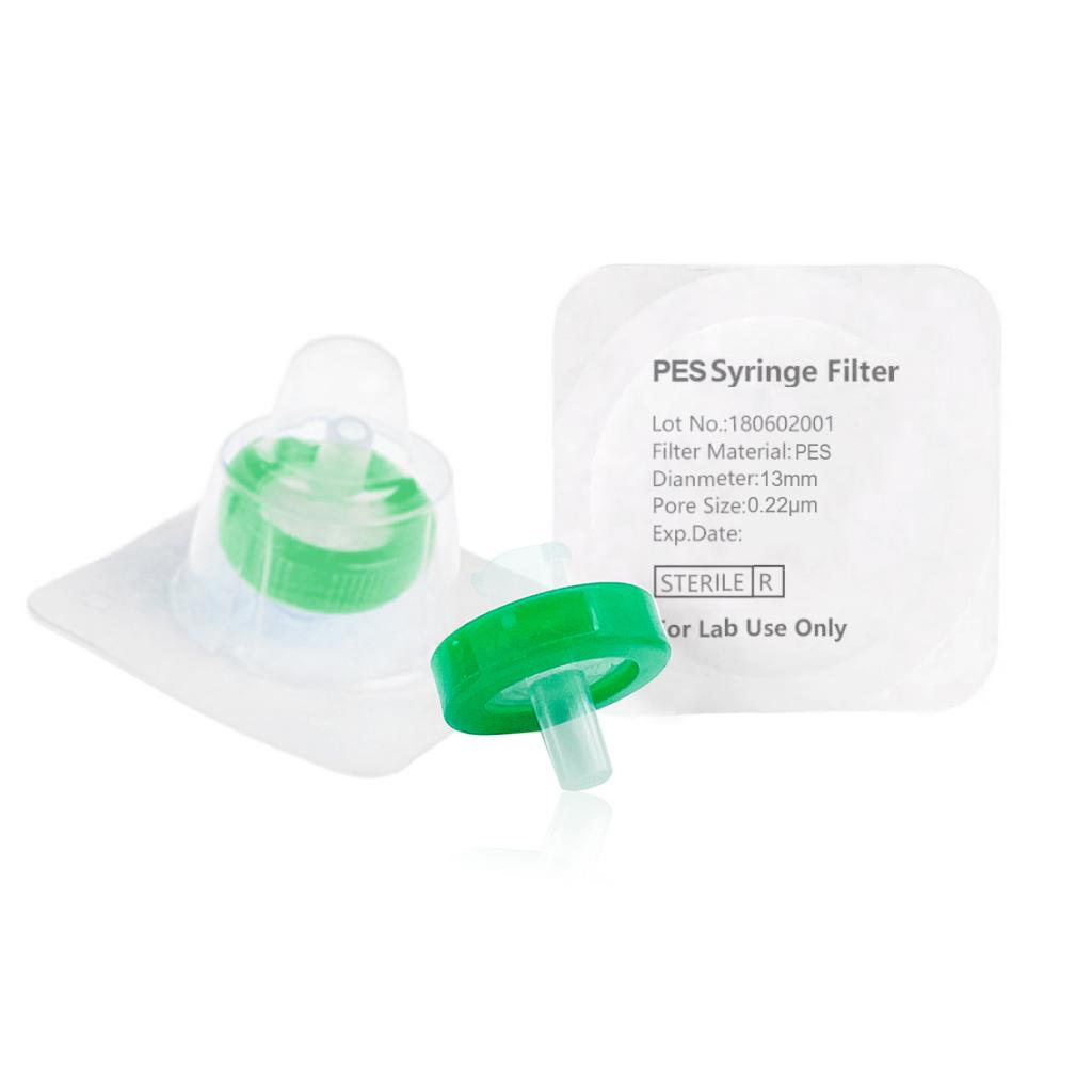 Syringe Filter, PES, Sterile, Dia. 13mm, Pore 0.22µm, 100pcs/pk, 10pk ...