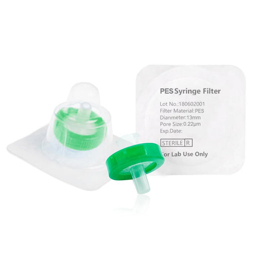 Syringe Filter, PES, Sterile, Dia. 13mm, Pore 0.22μm, 100pcs/pk