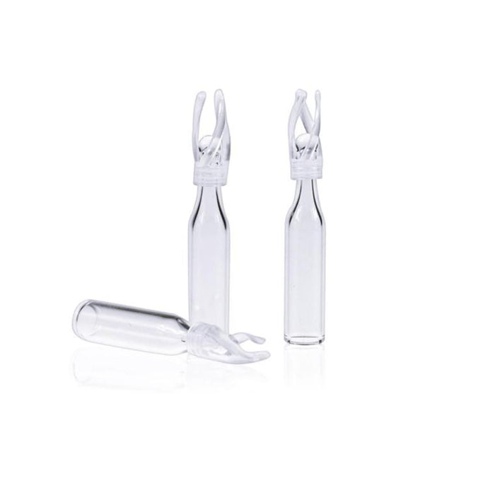 6×29mm Insert Clear Glass Conical Base with Polyspring. 100pcs/pk. 50pk/case.
