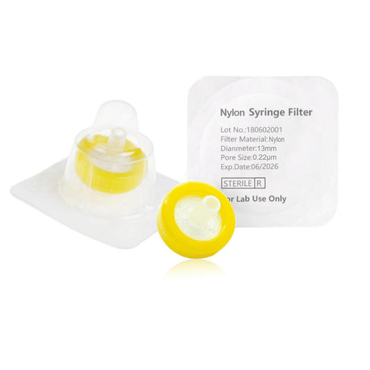 Syringe Filter, NYLON, Sterile, Dia. 13mm, Pore 0.22μm, 100pcs/pk