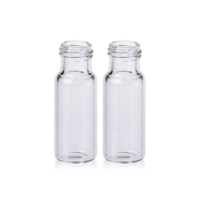 2mL Clear Glass 12×32mm Flat Base 9-425 Screw Thread Vial no Label, 100pcs/pk, 50pk/case.