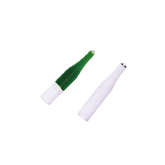 5×31mm Insert Clear Glass Conical Base. 100pcs/pk, 50pk/case.