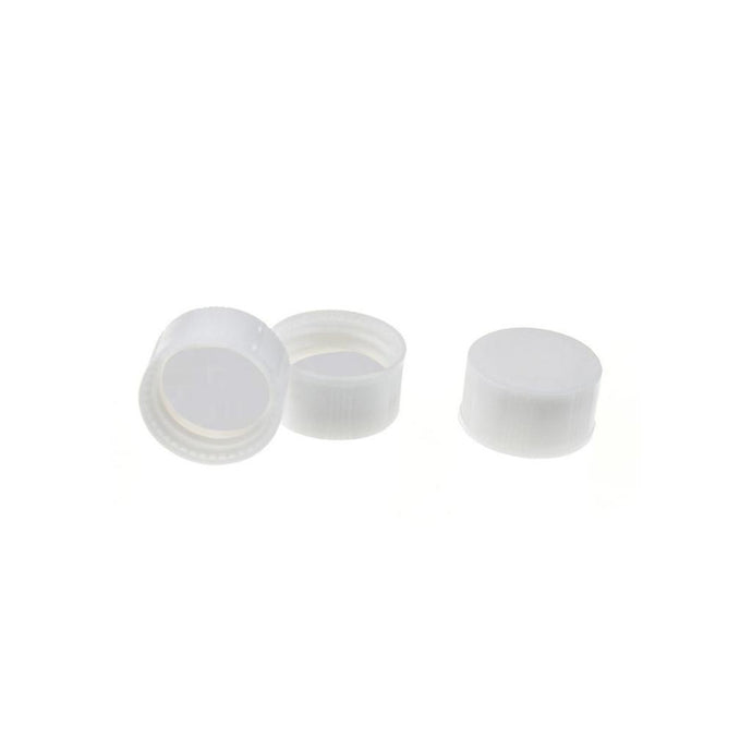 15-425 White Closed Top PP Cap. 100pcs/pk.