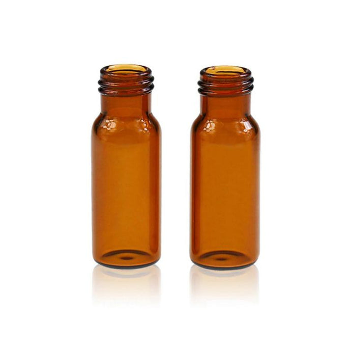 2mL Amber Glass 12×32mm Flat Base 9-425 Screw Thread Vial no Label, 100pcs/pk.