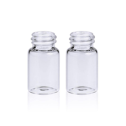 7mL Clear Glass 22×40mm 18-400 Screw Thread Sample Vial. 100 pcs/pk.