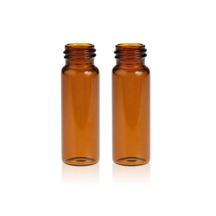 4mL Amber Glass 15×45mm 13-425 Screw Thread Sample Vial. 100 pcs/pk.