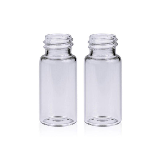 10mL Clear Glass 22×52mm 18-400 Screw Thread Sample Vial. 100 pcs/pk.